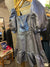 By MALINA Faye dress silver/blue size Small