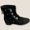 Stuart weitzman buckle black boots SIZE 6