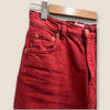 Zara dark red jeans size 8