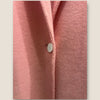 Sandro single button pink wool coat size Small