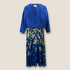 Hobbs blue floral dress and jacket size 12