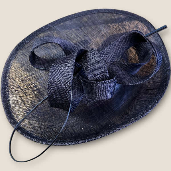 Hobbs navy fascinator