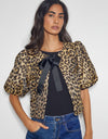 Monsoon leopard puff sleeve top 12