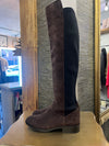 Clarks long brown suede boots size 39