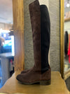 Clarks long brown suede boots size 39