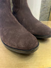 Clarks long brown suede boots size 39