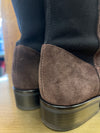 Clarks long brown suede boots size 39