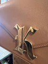 Christopher kane leather handbag in Camel