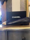 Chanel black & cream Ballet pumps size 40