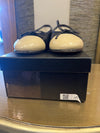 Chanel black & cream Ballet pumps size 40