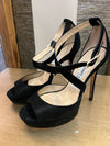 Jimmy choo black sandals 4/37