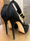 Jimmy choo black sandals 4/37