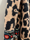 Misskoo long leopard cardigan free size