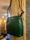 Osprey Green leather handbag