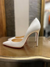 Louboutin White leather heels 39.5