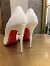 Louboutin White leather heels 39.5