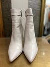 LK Bennett white leather boots size 40