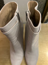 LK Bennett white leather boots size 40