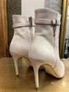 LK Bennett white leather boots size 40