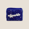 My Doris Royal blue Sparkle Medium pouch