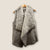 River Island Faux fur grey Gillet size 14