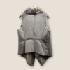 River Island Faux fur grey Gillet size 14