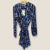 Zara blue Geo dress L