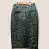 Karen Millen Green sequinned skirt size