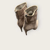 Reiss pale beige soft suede boots size 7