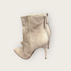 Reiss pale beige soft suede boots size 7