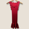 Rosemunde red lace vest size small