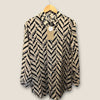 Soya Concept Black/Mocca cream patterned shirt size S/M/ L