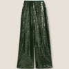 M&S Green sequinned trousers size 8