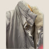 Zara silver grey coat size small