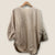 And/or Cream knit 3/4 sleeve small