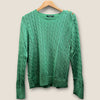 Ralph Lauren Green cable knit size M