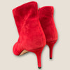 KG red suede boots size 38