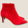 KG red suede boots size 38