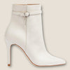 LK Bennett white leather boots size 40