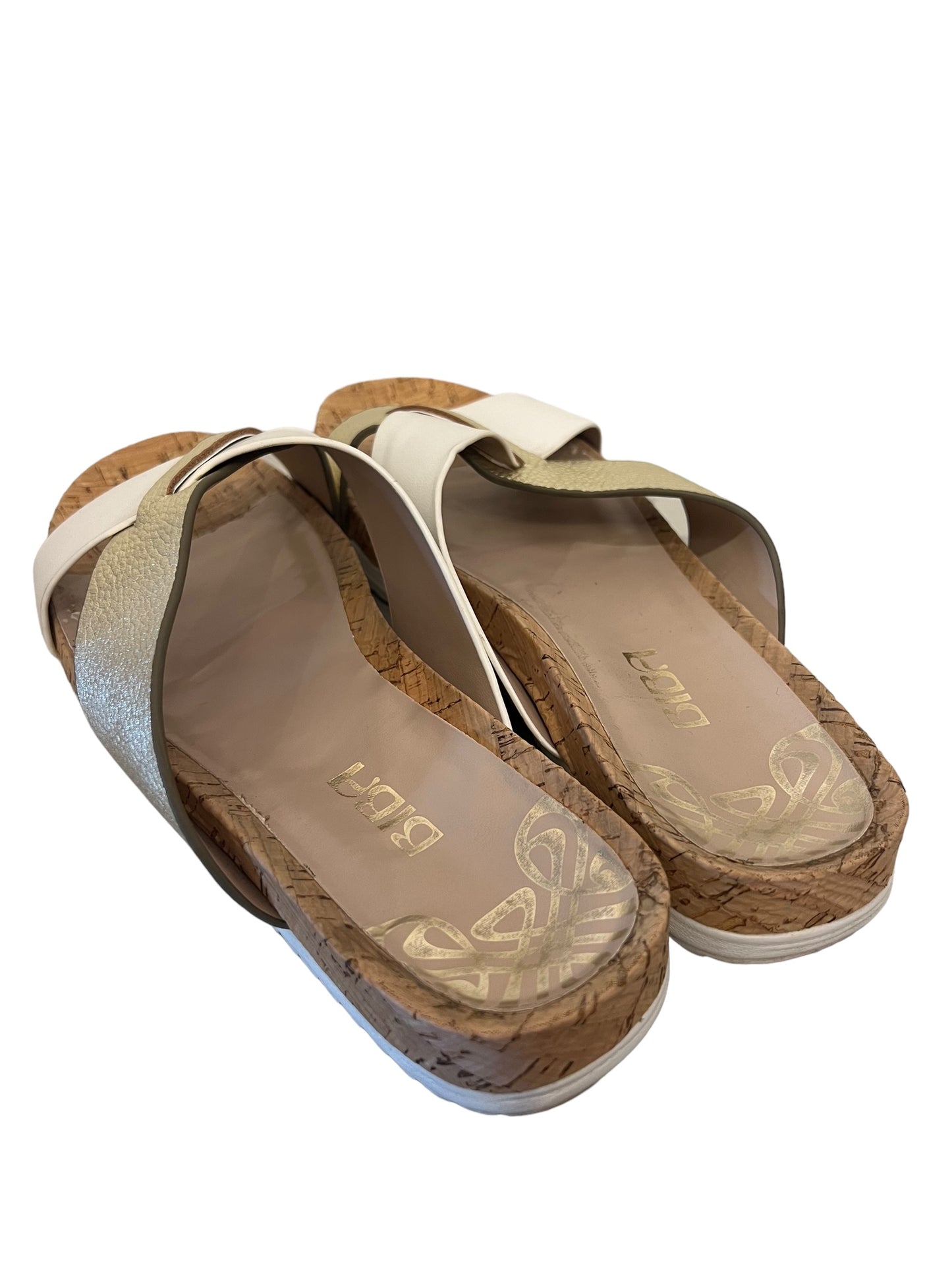 Biba white/gold sliders 7/40