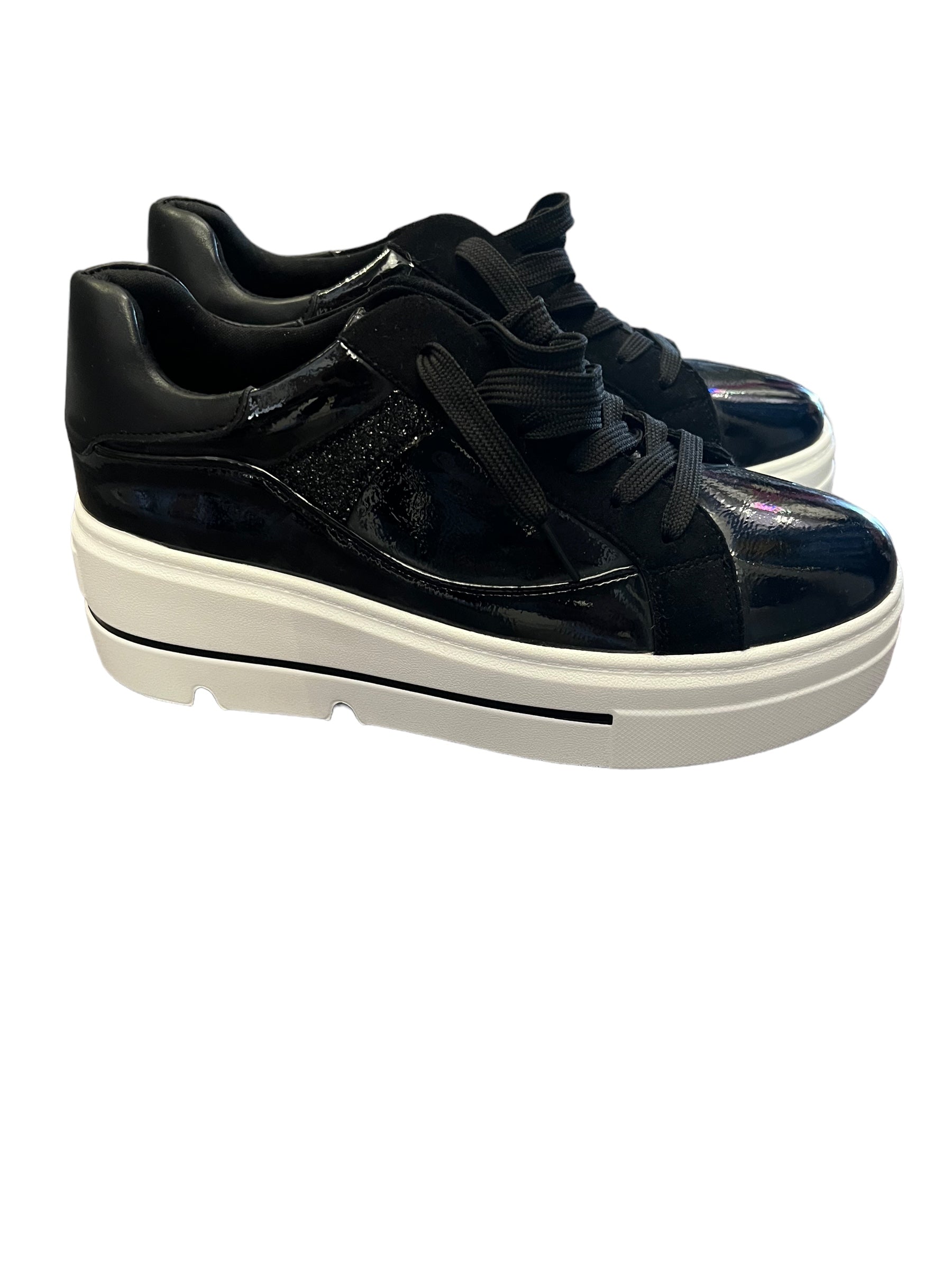 Queen Helena black trainers size 38