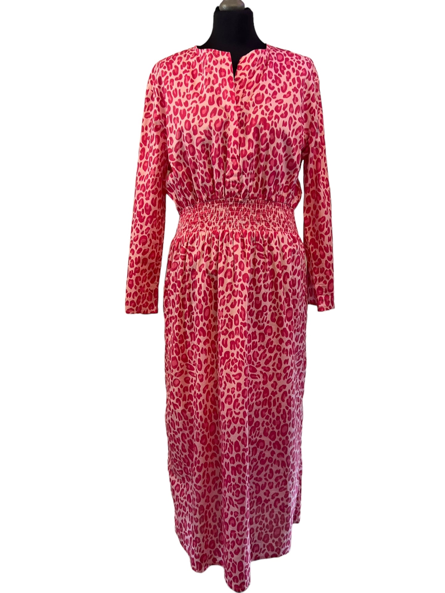 Primrose park pink animal print Dress size XL