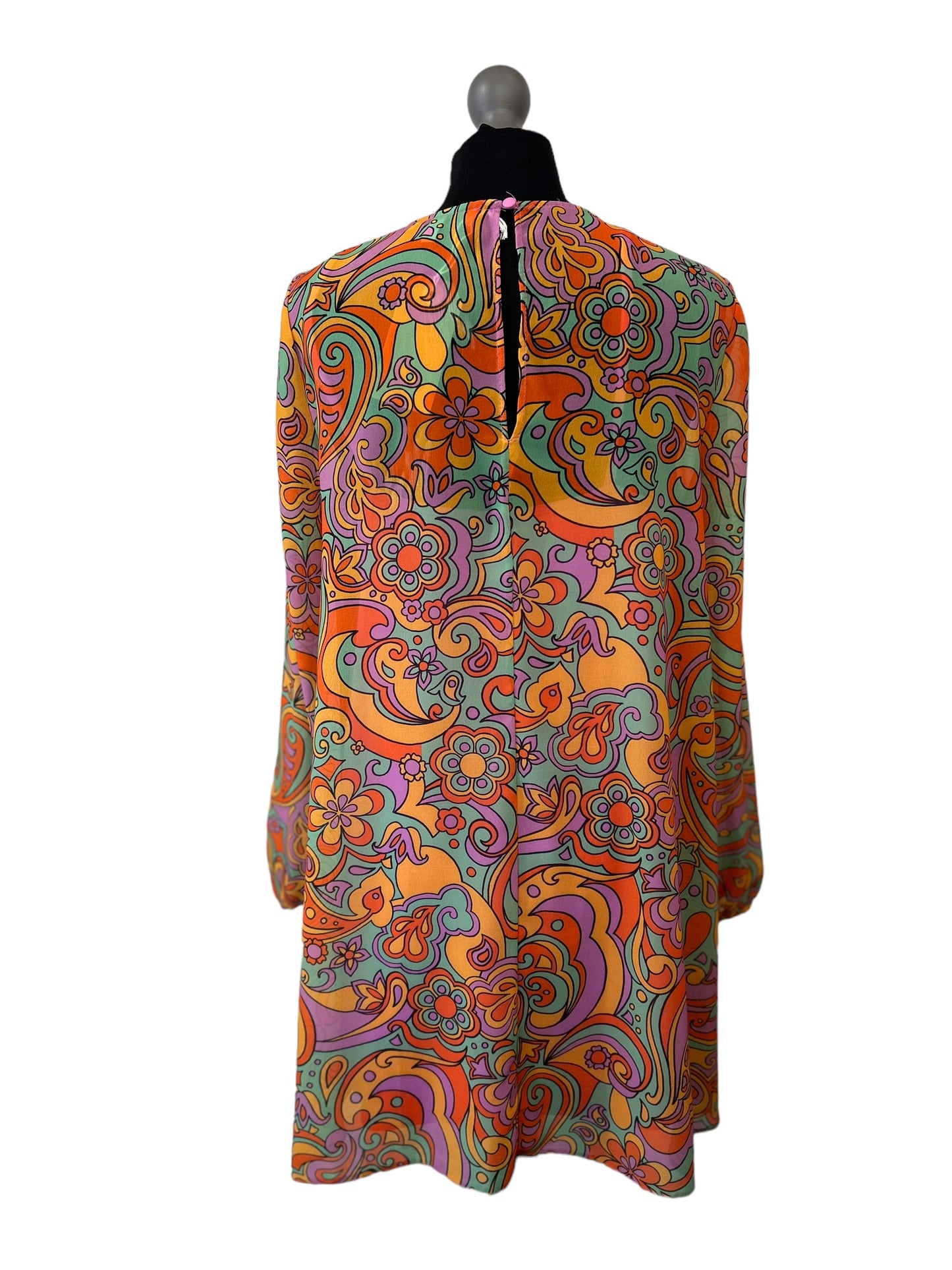 Nfd multi colour long sleeve dress size 10
