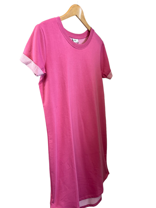 Jdy pink sweat-dress medium