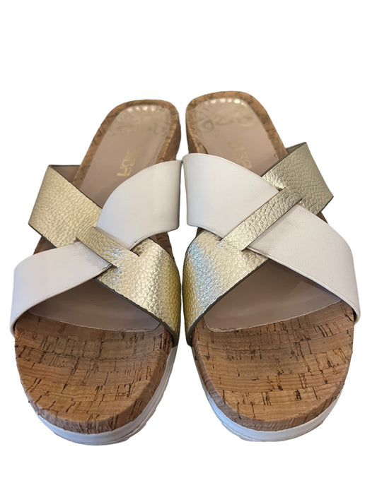 Biba white/gold sliders 7/40